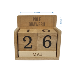 Wieczny kalendarz + logo